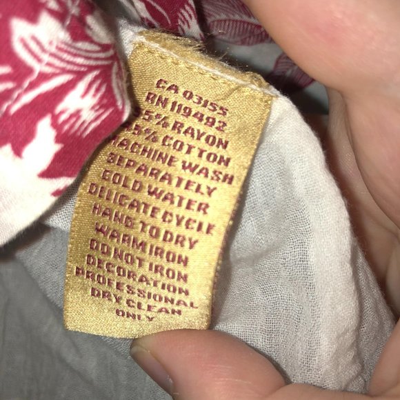 April Cornell Floral Dress 0-9 Months - Picture 6 of 7